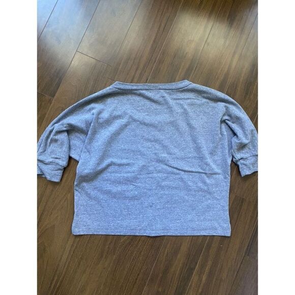 Splendid S grey dolman sleeve gold and silver ombré sweater - Picture 4 of 4